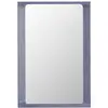 Miroir en bois laqué lila 80x55cm Arced - Muuto