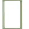 Miroir en bois laqué vert 80x55cm Arced - Muuto