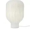 Lampe de sol en fibres naturelles blanc 59cm Strand - Muuto
