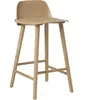 Tabouret de bar 65 cm en chêne naturel Nerd - Muuto