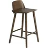 Tabouret de bar 65 cm en chêne foncé Nerd - Muuto