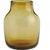 Vase en verre soufflé orange 15 cm Silent - Muuto
