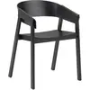 Fauteuil en chêne noir Cover - Muuto