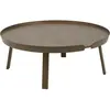 Table basse marron foncé 95 cm Around - Muuto
