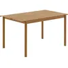Muuto - Table rectangulaire Linear - Beige - Acier revêtement poudre -...
