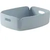 Petit panier de rangement recyclé rectangulaire bleu Restore - Muuto