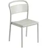 Muuto - Chaise empilable Linear - Gris - Acier revêtement poudre - Des...
