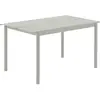 Muuto - Table rectangulaire Linear - Gris - Acier revêtement poudre - ...