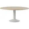 Muuto - Table ronde Midst - Bois naturel - Chêne massif huilé - Design...