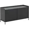 Muuto - Buffet Enfold - Noir - Chêne massif laqué - Designer Thomas Be...