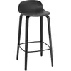 Chaise de bar 75 cm noir Visu - Muuto