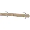 Muuto - Portemanteau mural Plank - Bois naturel - Acier - Designer Kim...