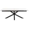 Hellin Table de salle à manger rectangulaire extensible en céramique 8/10 places L200/240 - NEIVA