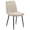 Chaise en tissu LOMOCO SEYO coloris beige