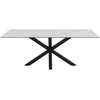 Hellin Table de salle à manger rectangulaire en céramique L200 - NEIVA
