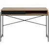 ACTONA Hellin - Bureau contemporain avec rangement et pieds métal - mael
