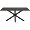 EMOB Table de salle à manger rectangulaire en céramique 6 places l160 - neiva