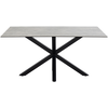 Hellin Table de salle à manger rectangulaire en céramique 6 places L160 - NEIVA