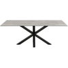Hellin Table de salle à manger rectangulaire en céramique L200 - NEIVA
