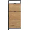 Actona AC Design Furniture 1, métal, marron, H : 129 x l : 56 x P : 30 cm