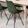 AC Design Furniture Chaise velours ERIS vert
