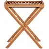 HOUSE NORDIC Table à plateau en teck naturel 60 x 40 x 70 cm 7501006