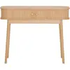 Nikko console 2 portes pin naturel.