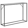House Nordic Console 1 étagère Aspect Pierre Cadre Noir 110 x 26 x 80 cm