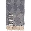 Izmir plaid 130x180cm bleu.
