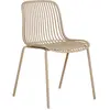 Ebuy24 - Lot De 4 Chaises De Jardin En Plastique - Beige - Branson
