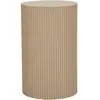 Farense table d'angle ø30cm beige.