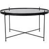 Table basse - House Nordic - Scarlett - Noir - Rond - 70x40 cm