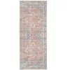 House Nordic Tapis de couloir orange et bleu 80 x 200 cm