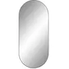 House Nordic Jersey Miroir Ovale Avec Cadre Noir 35X80 Cm