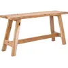 House Nordic - Banc en teck Barcelona naturel - 90x25x45 cm T.U