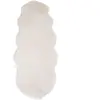 Peau d'agneau artificielle ivoire 60 x 180 cm