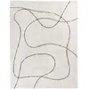 House Nordic Tapis en coton imprimé marron clair 160 x 230 cm