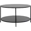 Table basse avec pieds noirs House Nordic Vita 80x80x45 cm