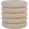 Pouf de rangement House Nordic Brooklyn en polyester gris