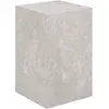 Meubles & Design Table d'appoint 30x30x50cm effet marbre beige