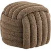 Mette pouf marron.