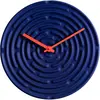 raawii - Horloge murale Minos - Bleu - Faïence émaillée - Designer Man...