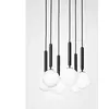 Nuura MIIRA 6-Suspension 6 lumières Verre Ø35cm Gris