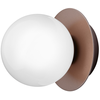 Nuura Aps Nuura Liila 1 applique murale/plafonnier, Ø 14 cm IP44, bron...
