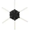 DESIGN BY US Applique murale Liberty Star, noir
