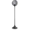 DESIGN BY US Lampe sur pied Ballroom, gris fumé, verre, soufflé à la b...