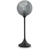 DESIGN BY US Lampe à poser Ballroom, gris fumé, verre, soufflé à la bo...