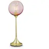 DESIGN BY US Lampe à poser Ballroom, rose, verre, soufflé à la bouche,...