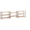 MOEBE - Etagère Shelving System - Bois naturel - MDF placage chêne