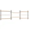 MOEBE - Etagère Wall Shelving - Bois naturel - MDF placage chêne